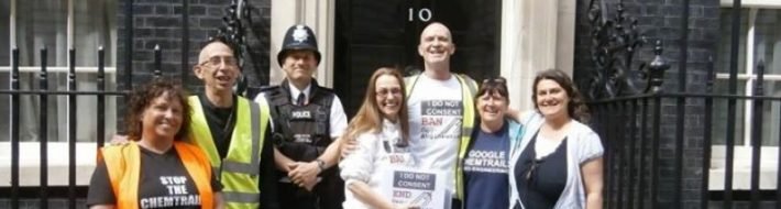 Mayday SOS (Save Our Skies) March in London, 2nd May 2016 Olga Raffa - chemtrails
